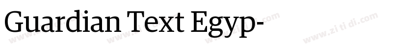 Guardian Text Egyp字体转换